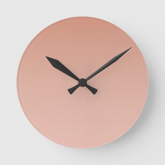 Horloge Ronde Gradient lisse de la peau (Recto)