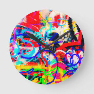 Horloge Ronde Graffiti fou