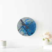 Horloge Ronde Graffiti Guitar (Maison)
