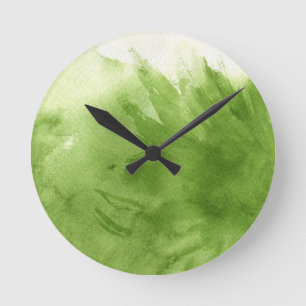 Horloge Ronde grand arrière - plan d'aquarelle - peintures 2