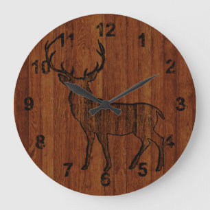 Horloge Ronde Grand buck de grande ombre
