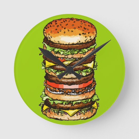 Horloge Ronde Grand cheeseburger (Recto)