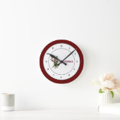 Horloge Ronde Grand-mère Antique Rose Round Clock (Maison)