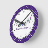 Horloge Ronde Grand-mère Clock (Angle)