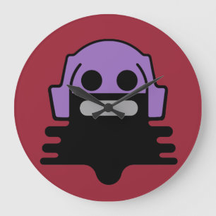 Horloge Ronde Grande Montre murale Ichibo-Skee Clupkitz