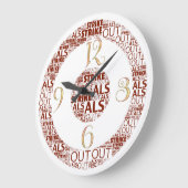 Horloge ronde (grande) Strike Out ALS (Angle)