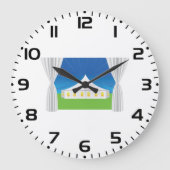 Horloge Ronde Grande tente blanche (Recto)