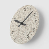 Horloge Ronde Grandeur simple et moderne (Angle)