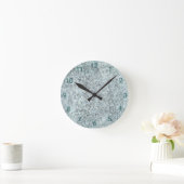 Horloge Ronde Granite vieilli (Maison)