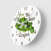 Horloge Ronde Grapes Wall Clock (Angle)