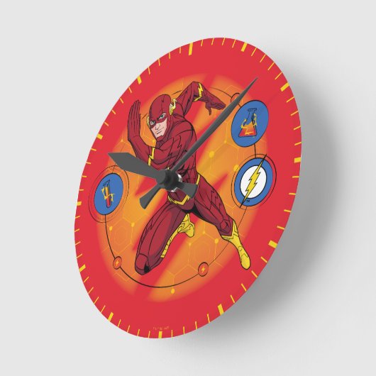 Horloge Ronde Graphique d'exécution du laboratoire Flash de dess (Angle)