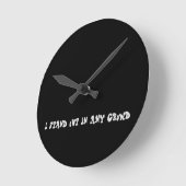 HORLOGE RONDE GRAPHIQUE ET CONCEPTION (Angle)