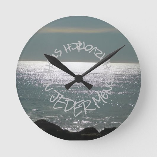 HORLOGE RONDE GRAPHIQUE ET CONCEPTION (Recto)