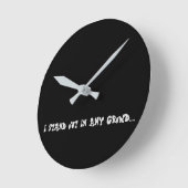 HORLOGE RONDE GRAPHIQUE ET CONCEPTION (Angle)