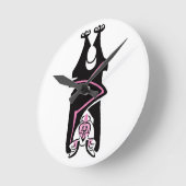 Horloge Ronde Graphique original - BAT Crazy - 24h/24 (Angle)