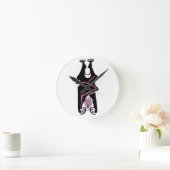 Horloge Ronde Graphique original - BAT Crazy - 24h/24 (Maison)