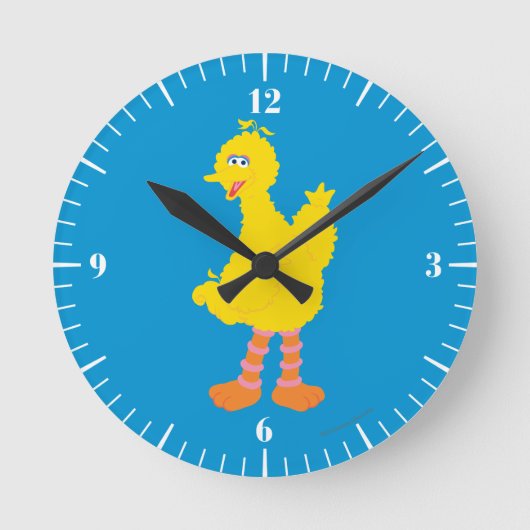 Horloge Ronde Graphisme des grands oiseaux (Recto)