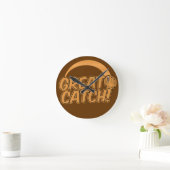 Horloge Ronde GREAT CATCH! custom wall clock (Maison)