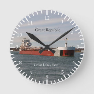 Horloge Ronde Great Republic clock