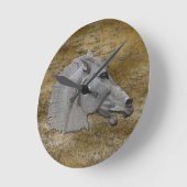 Horloge Ronde Greek Mythology Classical Horse (Angle)