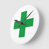 Horloge Ronde green medicines (Angle)