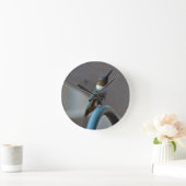Horloge Ronde Green ruby little hummingbird (Maison)