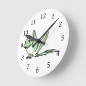 Horloge Ronde Grenouille (Angle)