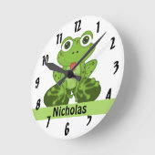 Horloge Ronde Grenouille (Angle)