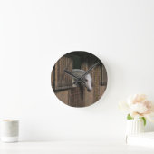 Horloge Ronde Grey Horse (Maison)