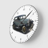 Horloge Ronde grey Model A wall clock (Angle)