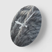 Horloge Ronde Grey wool (Angle)