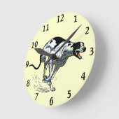Horloge Ronde greyhound (Angle)