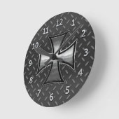 Horloge Ronde Gridiron Maltese (Angle)