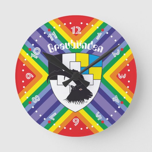 Horloge Ronde Grischun Grigioni Schweiz Svizra (Recto)