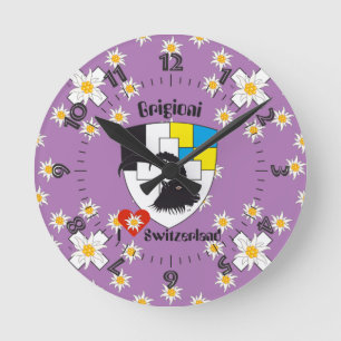 Horloge Ronde Grischun Grigoni Suisse Svizra
