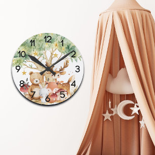 Horloge Ronde Grossiste de la forêt de Whimsical
