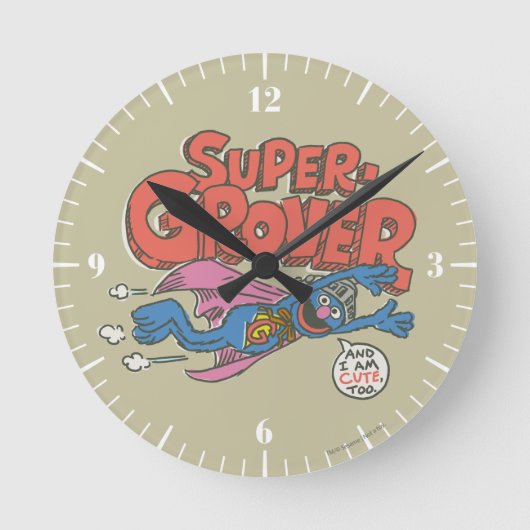 Horloge Ronde Grover Vintage Kids 1 (Recto)
