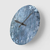 Horloge Ronde Grunge rock (Angle)