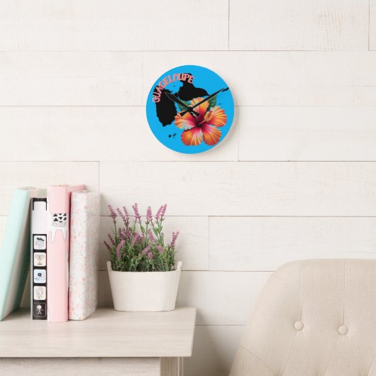 HORLOGE RONDE GUADELOUPE (Salle de lecture)