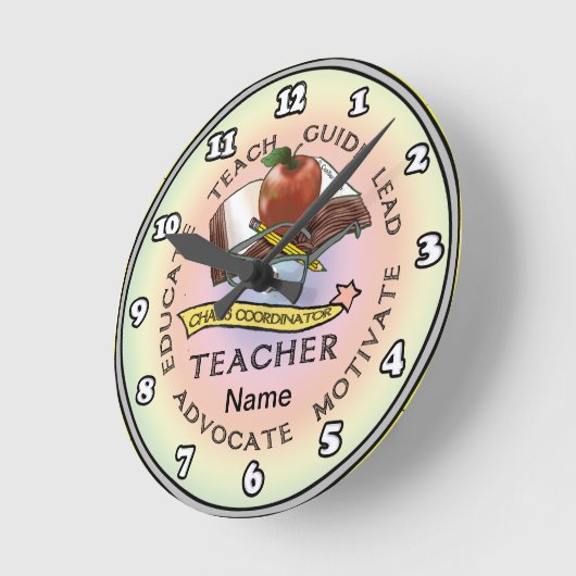 Horloge Ronde Guide de l'enseignant (Angle)