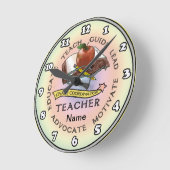 Horloge Ronde Guide de l'enseignant de l'école (Angle)