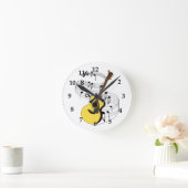 Horloge Ronde Guitare (Maison)