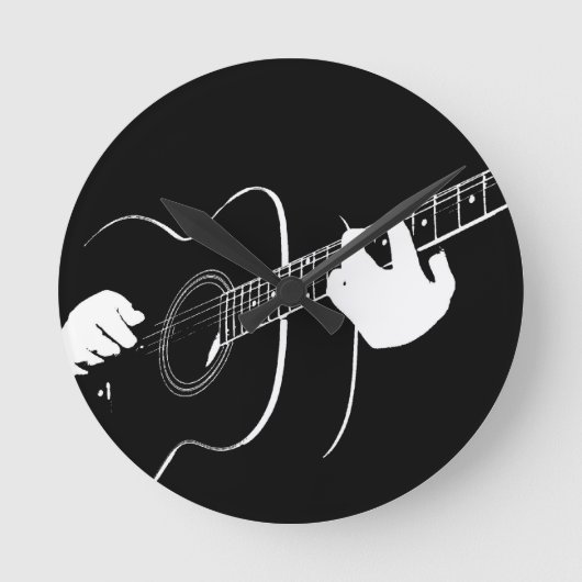 Horloge Ronde guitare (Recto)