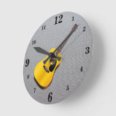 Horloge Ronde Guitare (Angle)