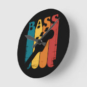Horloge Ronde Guitare basse (Angle)