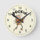 Horloge Ronde Guitare de Rockin (Recto)