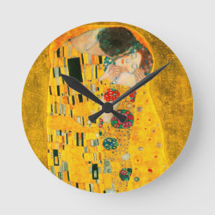 Horloge Ronde Gustav Klimt Le Baiser