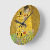 Horloge Ronde Gustav Klimt Le Baiser (Angle)
