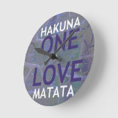 HORLOGE RONDE HAKUNA MATATA (Angle)