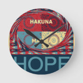 Horloge Ronde Hakuna matata (Recto)
